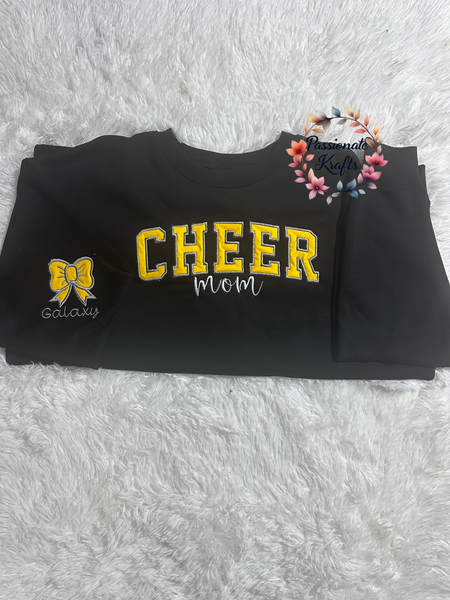 “Cheer Mom” Sweatshirt + Sleeve