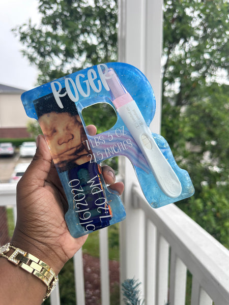Resin Baby Keepsake Letters